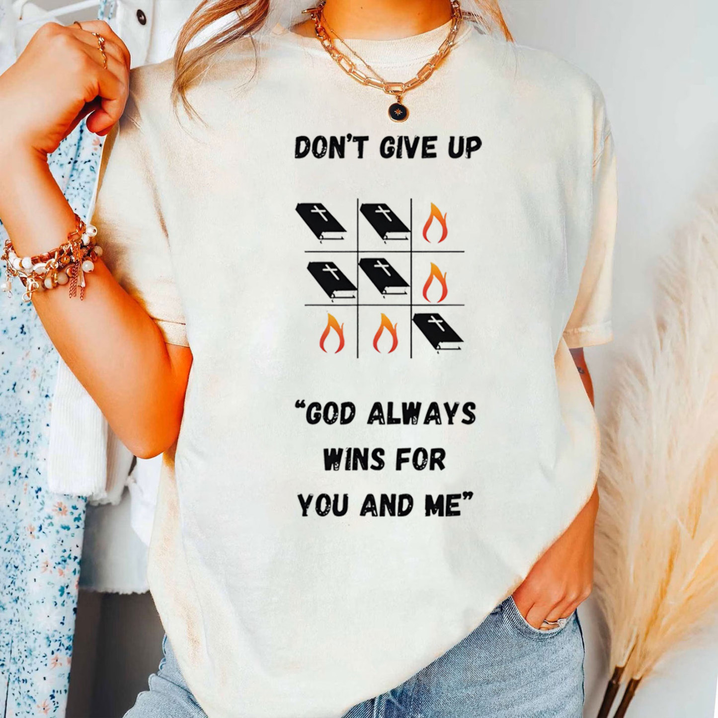 Don't Give Up Christian  T-Shrit