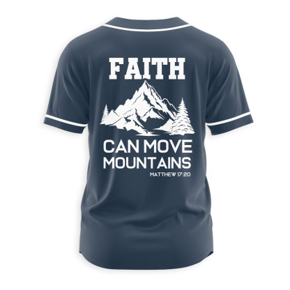 Don't Stop Praying Christian Baseball Jersey
