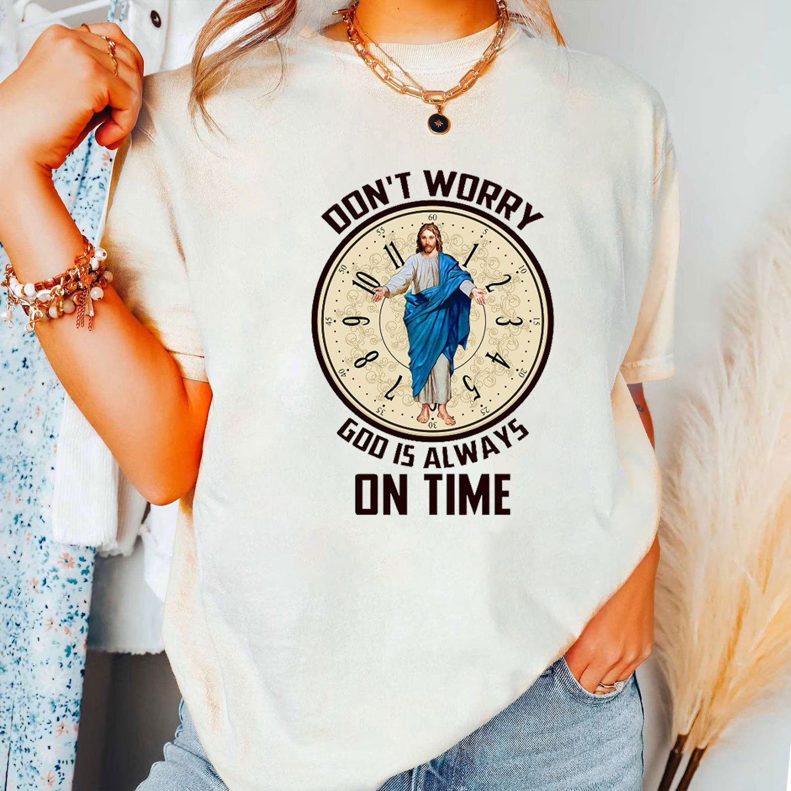 Don't Worry God Is Always On Time Christian