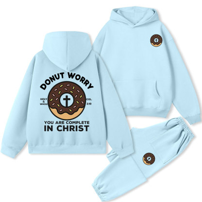 Donut Worry Premium Fleece Hoodie Set