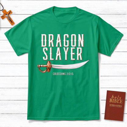Dragon Slayer Christian T-Shirt