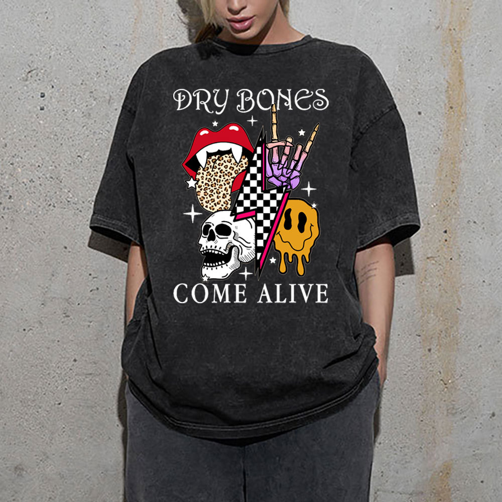 Dry Bones Christian Washed T-Shirt
