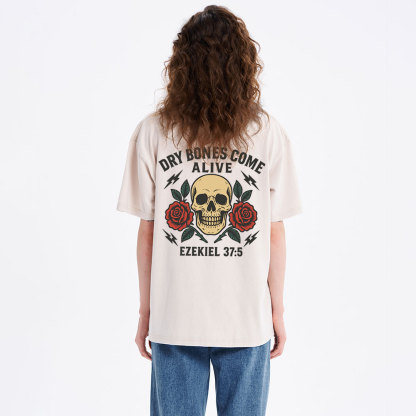 Dry Bones Come Alive Christian Washed T-Shirt