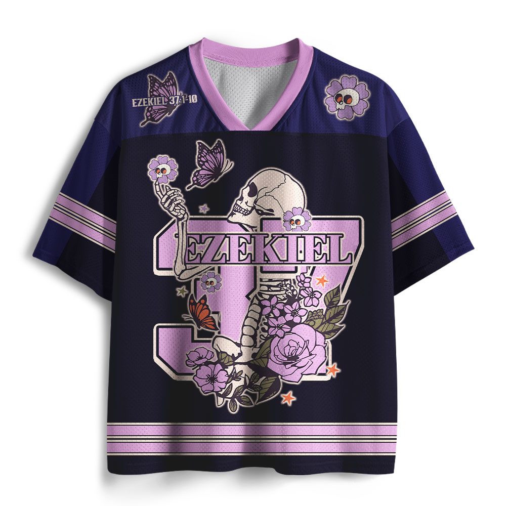 Dry Bones Come To Alive Christian Mesh Jersey