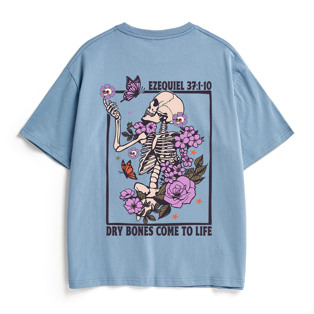 Dry Bones Come To Life Christian Heavy Cotton T-Shirt