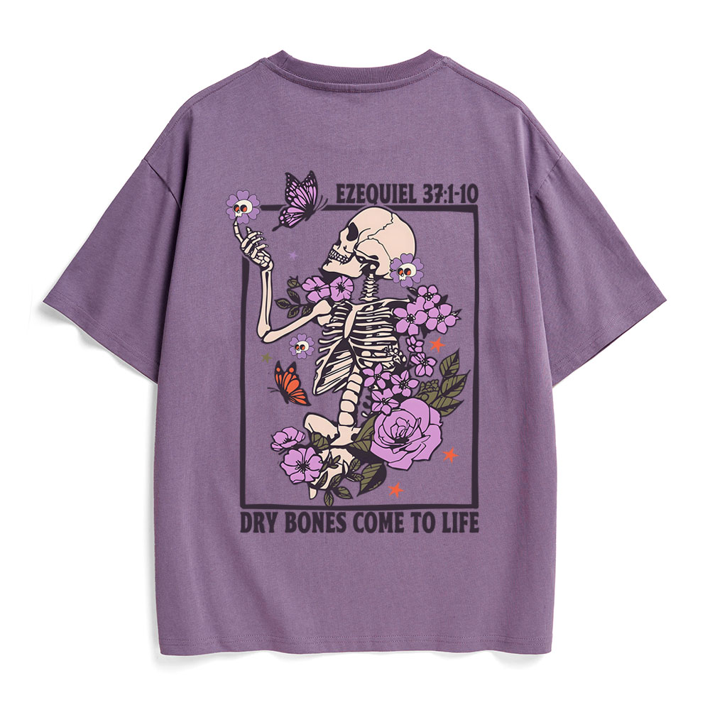 Dry Bones Come To Life Christian Heavy Cotton T-Shirt