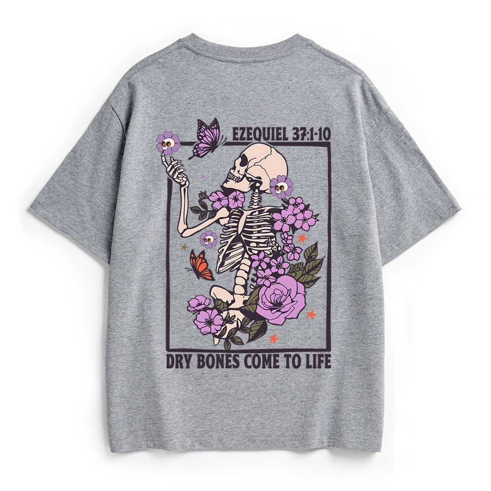 Dry Bones Come To Life Christian Heavy Cotton T-Shirt