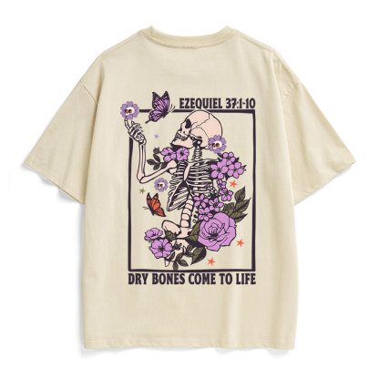 Dry Bones Come To Life Christian Heavy Cotton T-Shirt