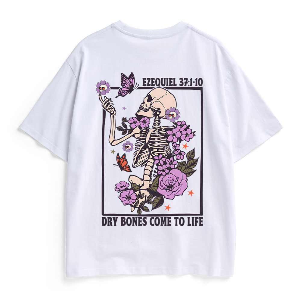 Dry Bones Come To Life Christian Heavy Cotton T-Shirt