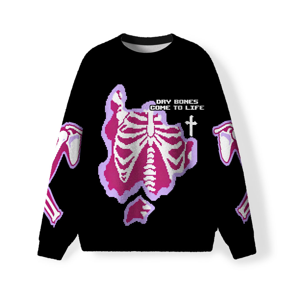 Dry Bones Come To Life Christian Lightweight Sweater