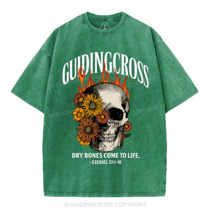 Dry Bones Come To Life Christian Washed T-Shirt