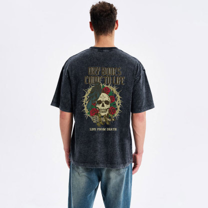 Dry Bones Come To Life Christian Washed T-Shirt