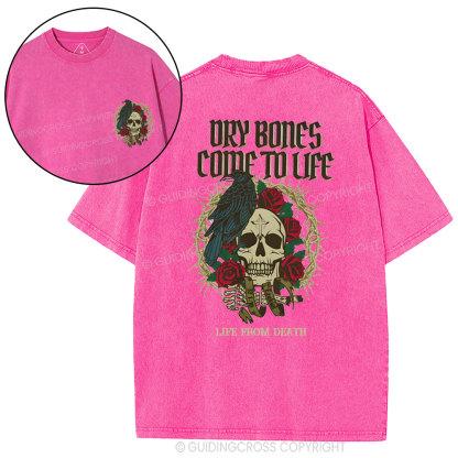 Dry Bones Come To Life Christian Washed T-Shirt