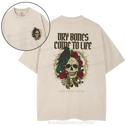 Dry Bones Come To Life Christian Washed T-Shirt