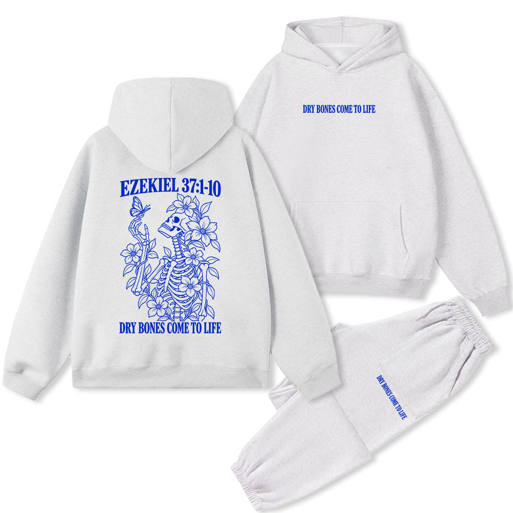 Dry Bones Come To Life Fleece Hoodie Set