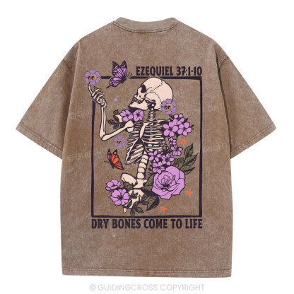 Dry Boness Come To Life Christian Washed T-Shirt
