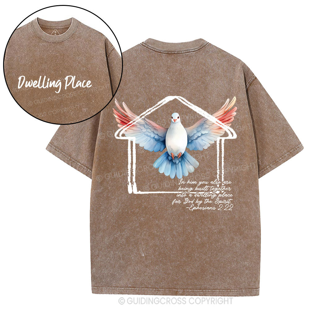 Dwelling Place Dove Christian Washed T-Shirt