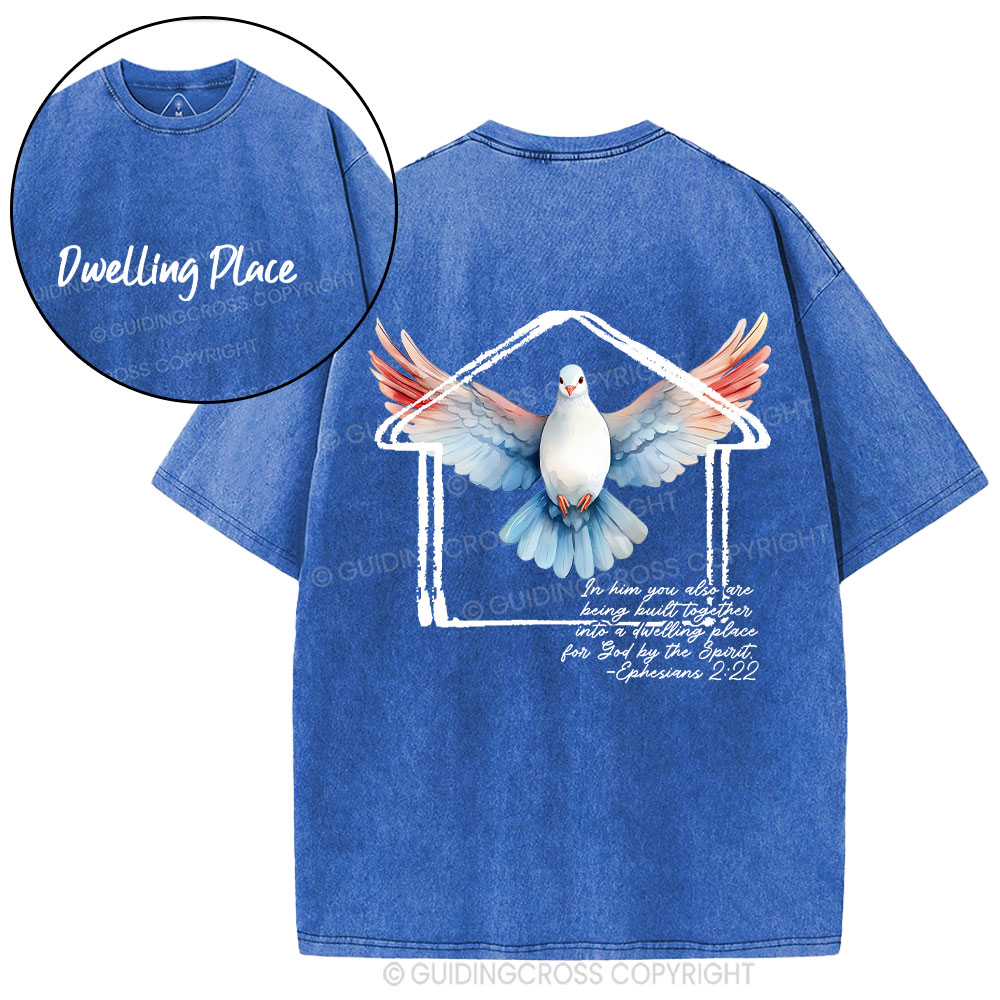 Dwelling Place Dove Christian Washed T-Shirt