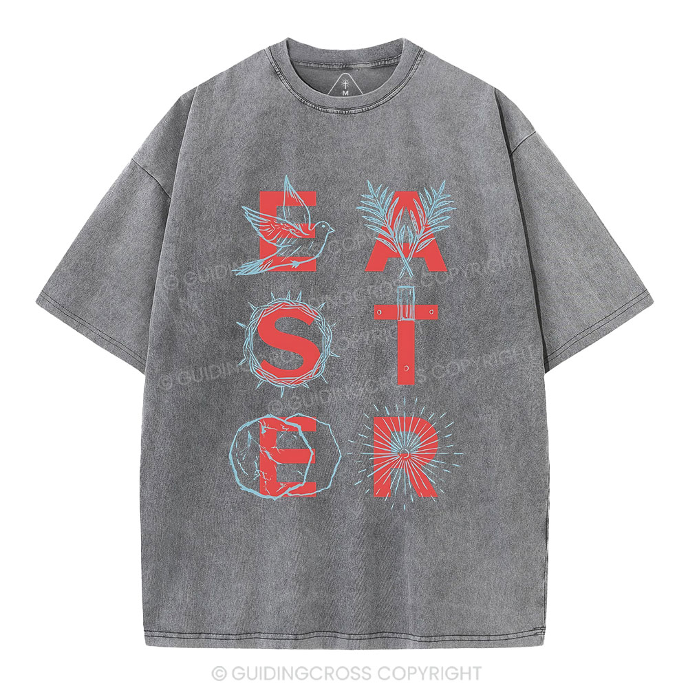 EASTER Christian Washed T-Shirt