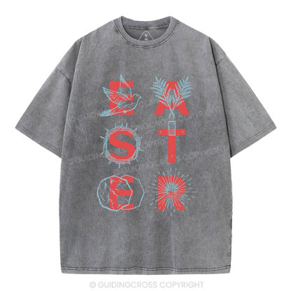 EASTER Christian Washed T-Shirt