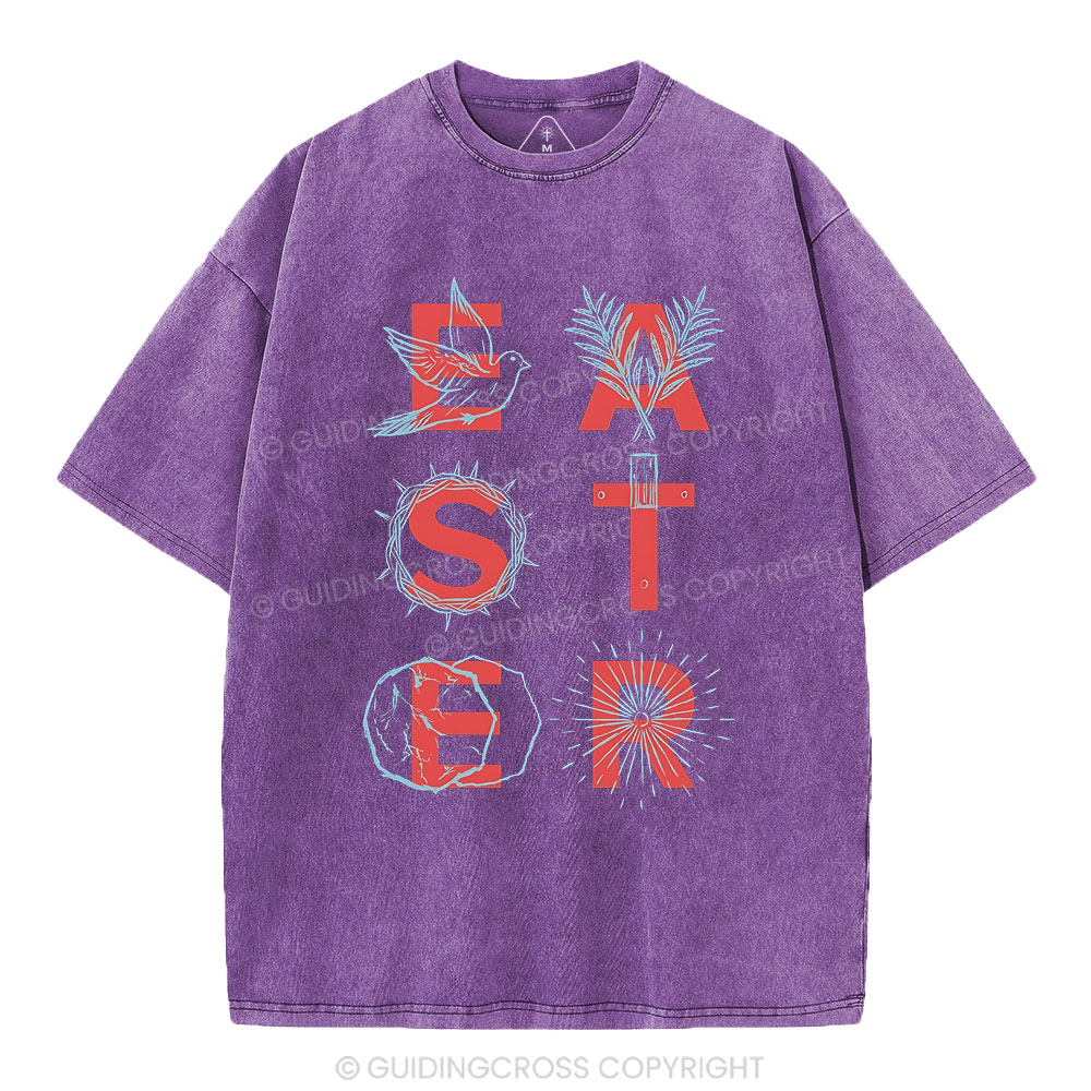 EASTER Christian Washed T-Shirt