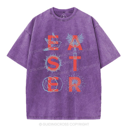 EASTER Christian Washed T-Shirt