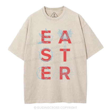 EASTER Christian Washed T-Shirt