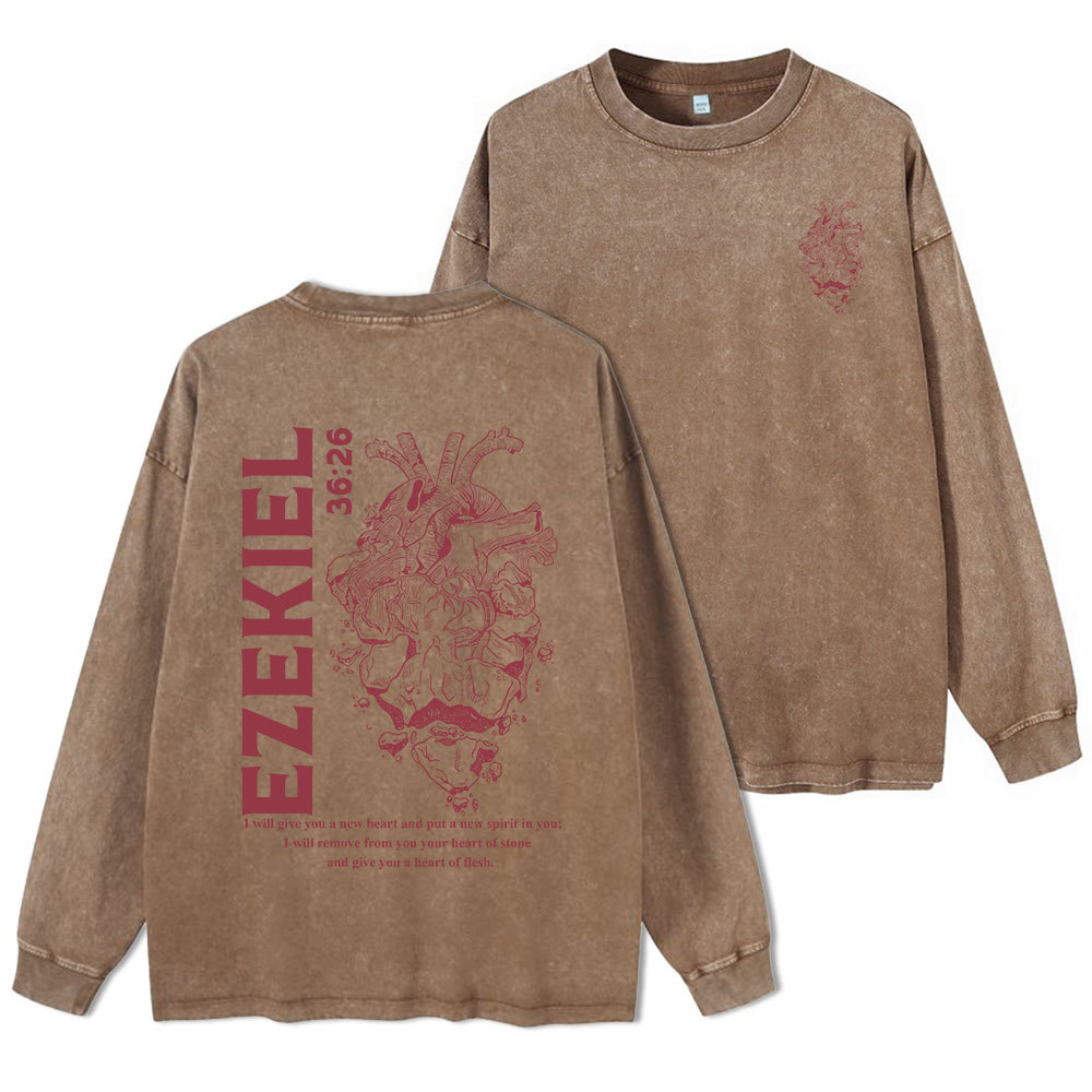 EZEKIEL Washed Long Sleeve T-Shirt