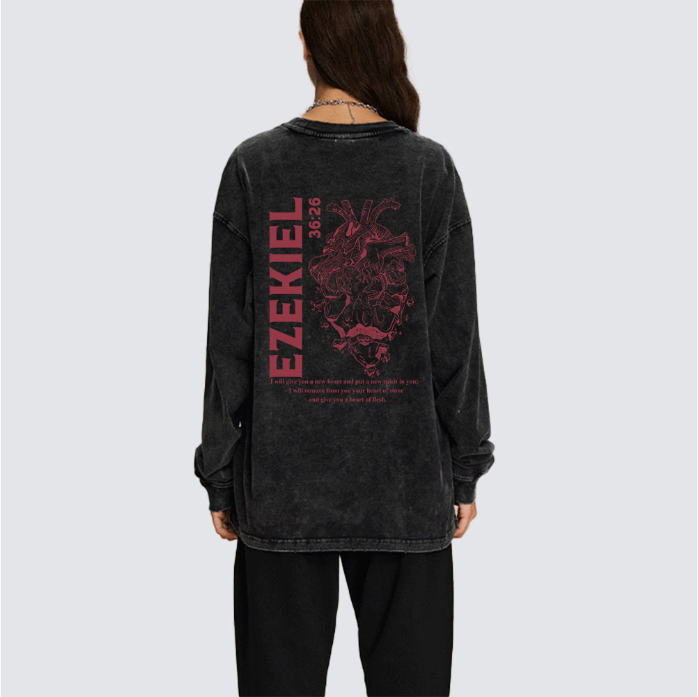EZEKIEL Washed Long Sleeve T-Shirt