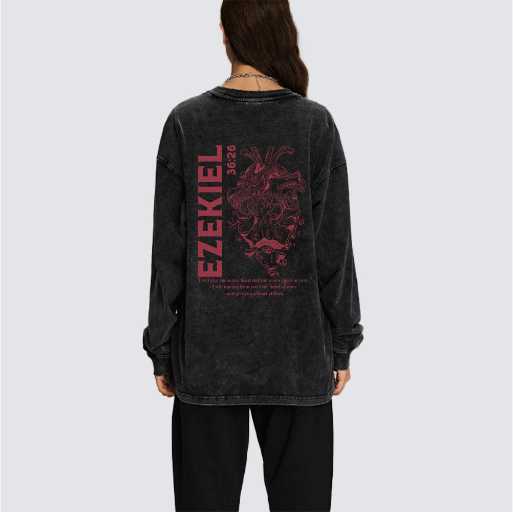EZEKIEL Washed Long Sleeve T-Shirt