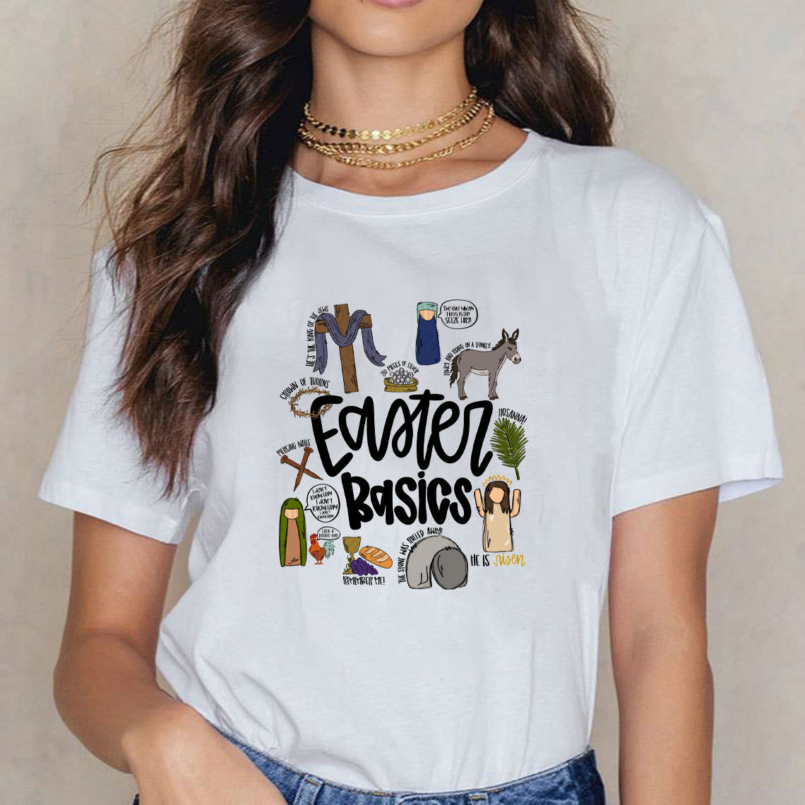Easter Basics Christian T-Shirt