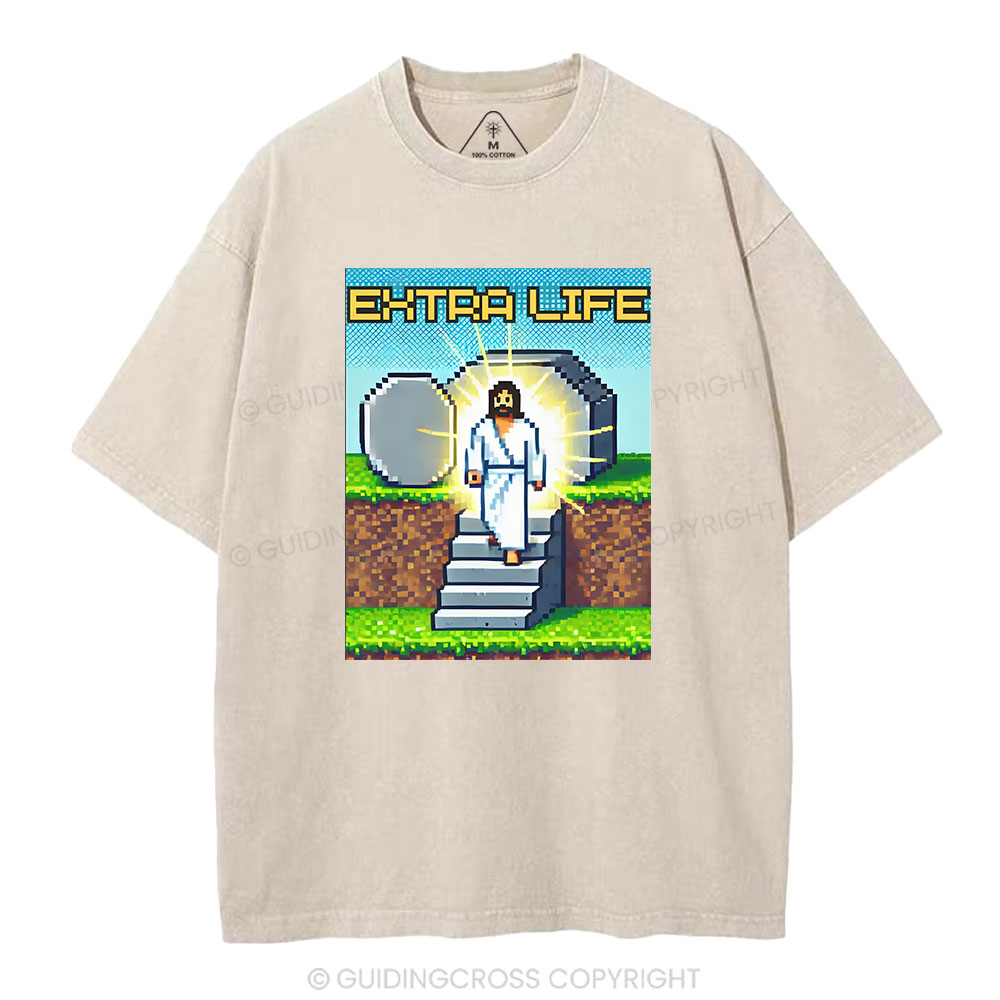 Earth Life Christian Washed T-Shirt