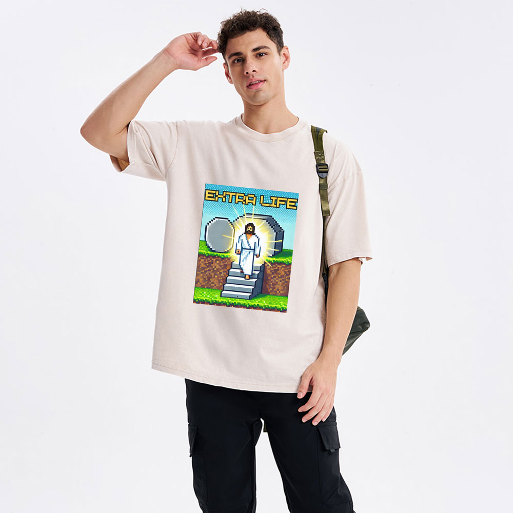 Earth Life Christian Washed T-Shirt