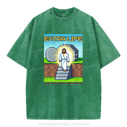 Earth Life Christian Washed T-Shirt