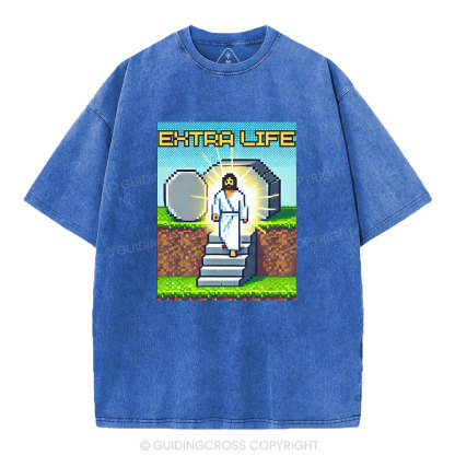 Earth Life Christian Washed T-Shirt