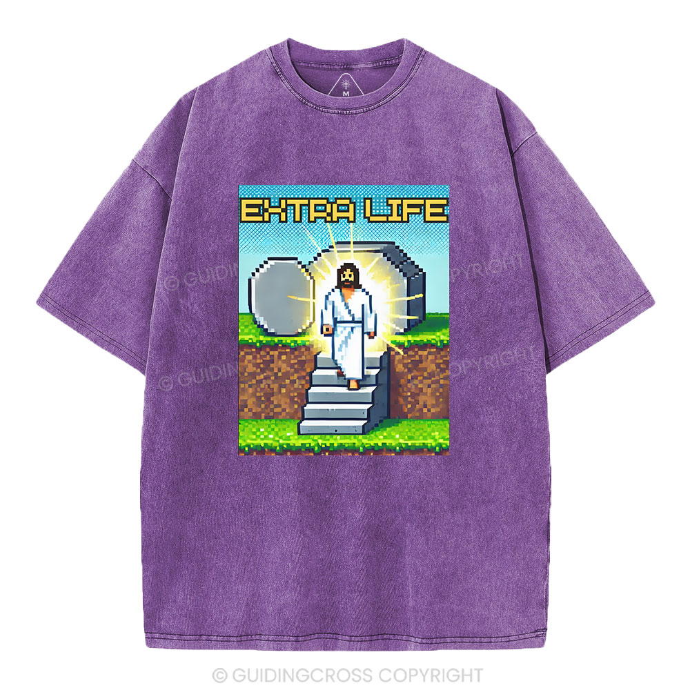 Earth Life Christian Washed T-Shirt