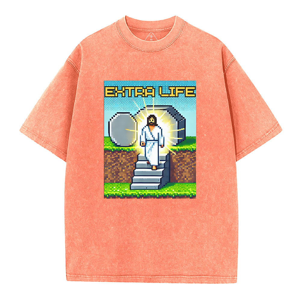 Earth Life Christian Washed T-Shirt