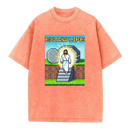 Earth Life Christian Washed T-Shirt