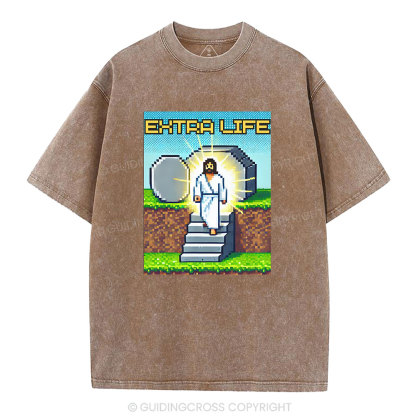 Earth Life Christian Washed T-Shirt