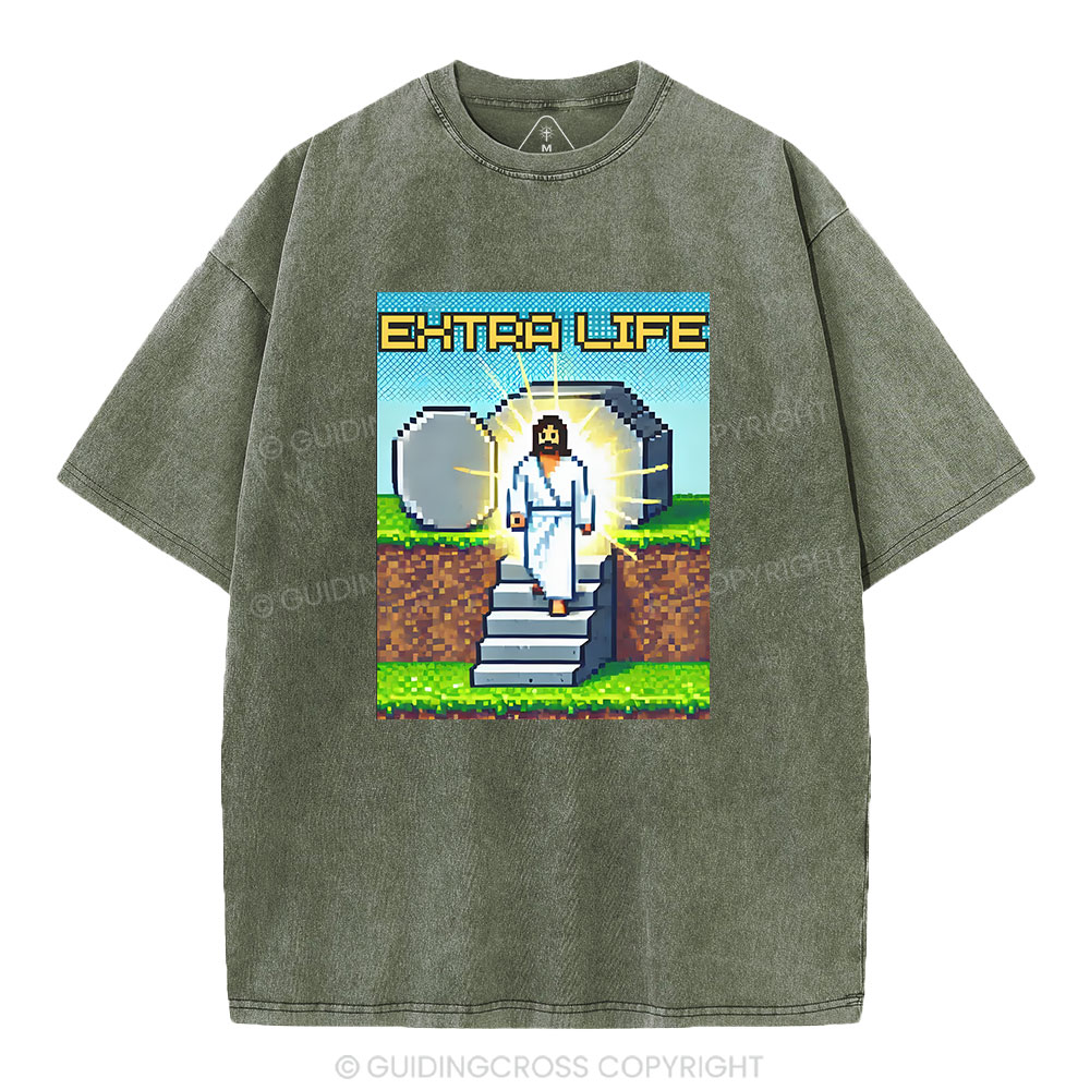 Earth Life Christian Washed T-Shirt
