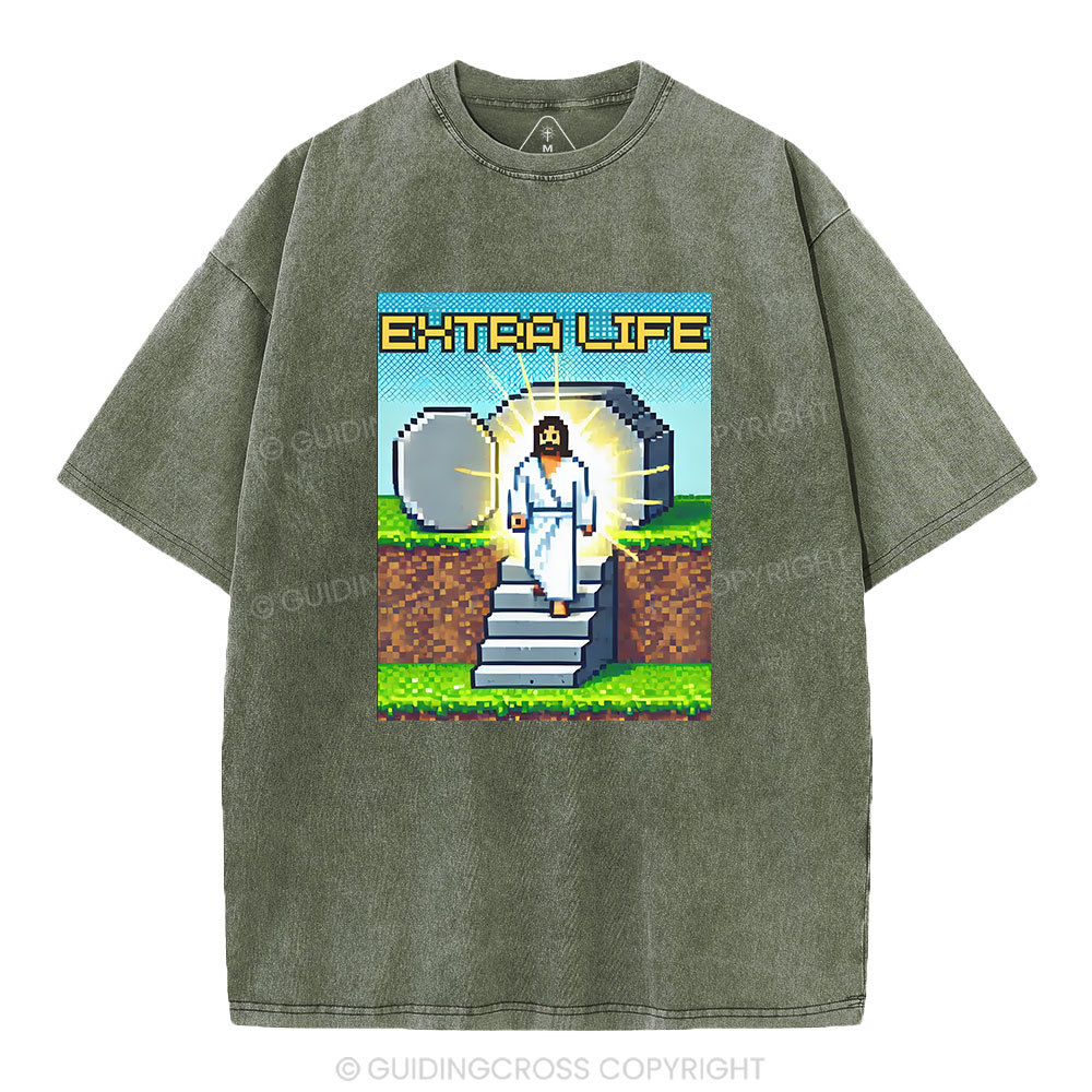 Earth Life Christian Washed T-Shirt