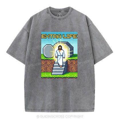 Earth Life Christian Washed T-Shirt