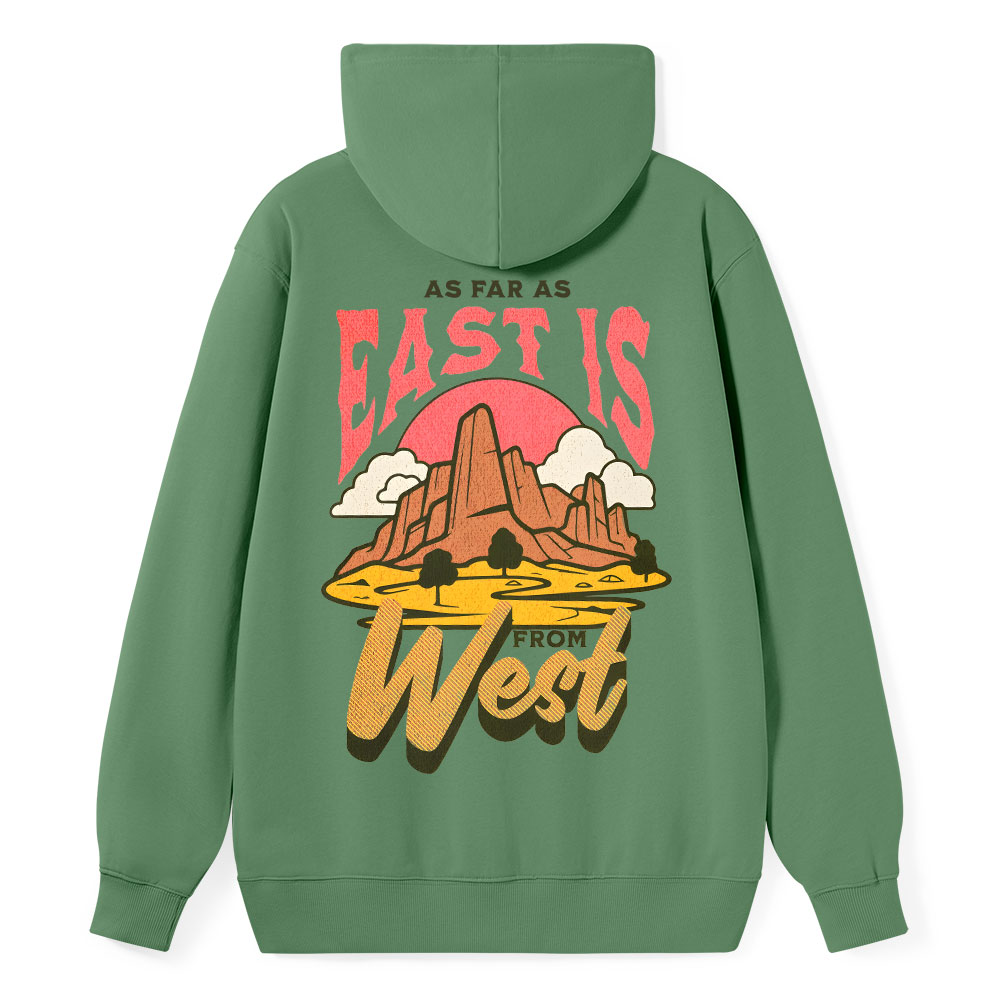 East Is From West Classic Christian Hoodie