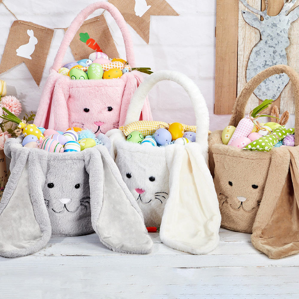 Easter Basket Long Ear Bunny Basket