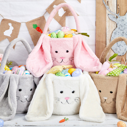 Easter Basket Long Ear Bunny Basket