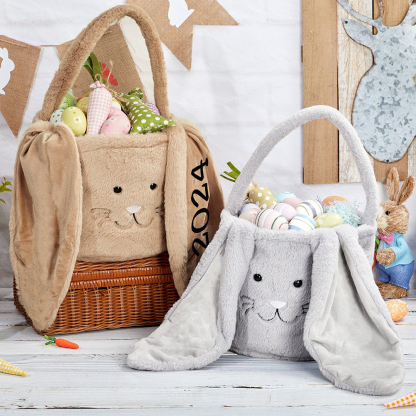 Easter Basket Long Ear Bunny Basket