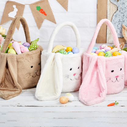 Easter Basket Long Ear Bunny Basket