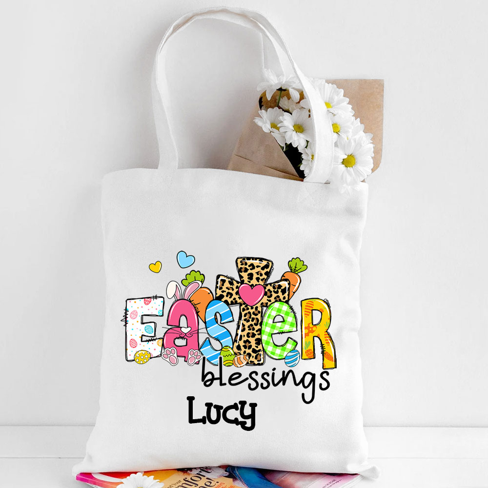 Easter Blessings Christian Tote Bag