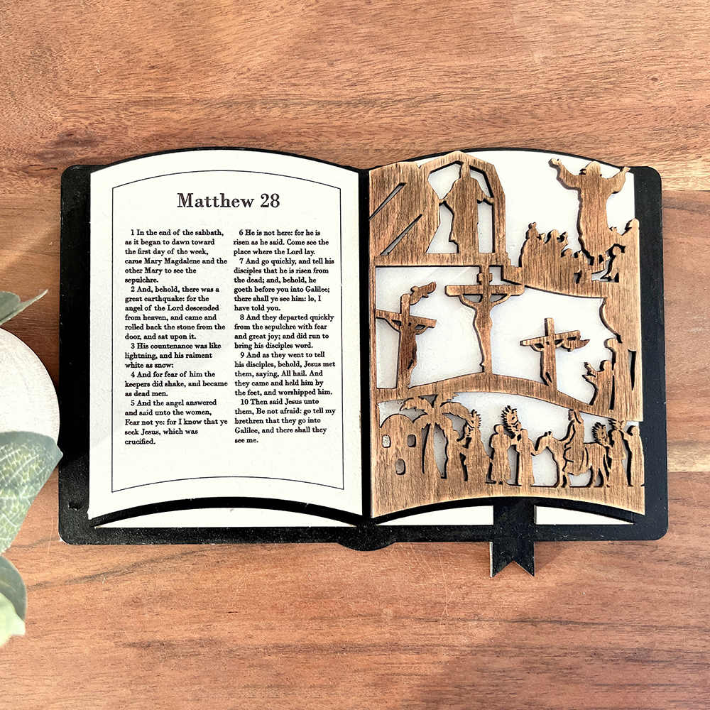 Easter Story Book Decoration