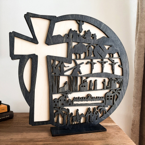 Image of Easter Story Cross Decoration